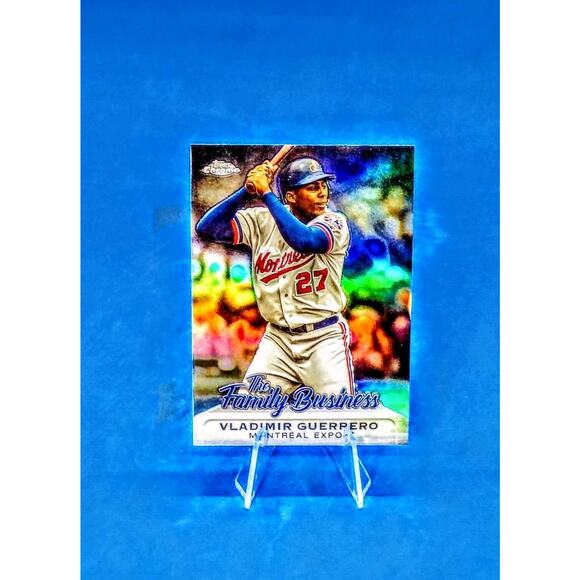 Vladimir Guerrero 2019 Topps Chrome Update The Family Business #FBC-4 Expos HOF - Picture 2 of 11